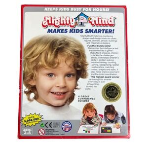Mighty‎ Mind Shape & Design Blocks Educational Game Age 3-8 Home School Play